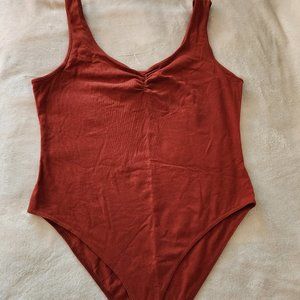 Forever 21 Burnt Orange Tank Bodysuit